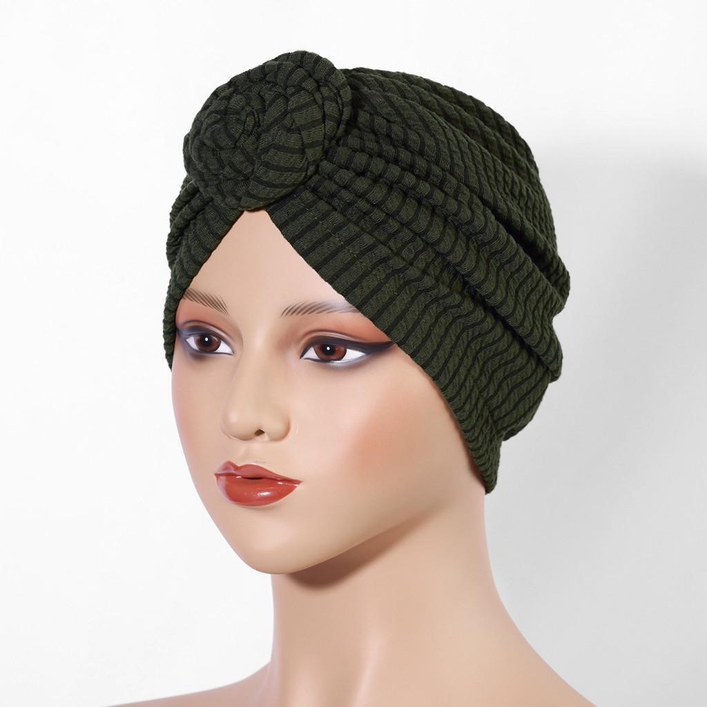 

Multicolor Ethnic Head Wrap With Durable Polyester For Womens Daily Casual And Special Occasion DarkGreen