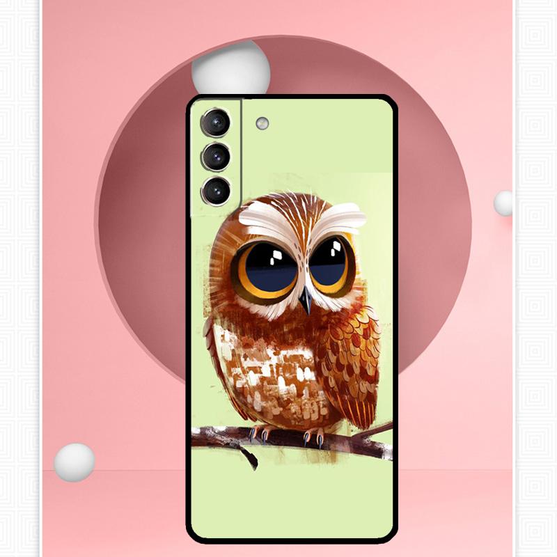 

Милый Мультяшный Чехол Сова Для Samsung Galaxy S24 Ultra S20 S21 S22 S23 S25 Ultra S9 S10 Plus S25 FE Чехол Funda Galaxy S23