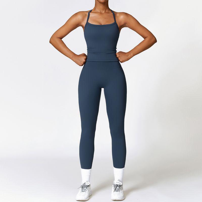 Guangzhou Zechuang Clothing Co., Ltd. European and American Tight Sanding Yoga Suit Quick-Drying Workout Clothes Winter Outdoor