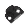 High Quality Cabinet Black Coated Metal Hasp Latch Dk604 Security Toggle Lock With Two Keys