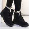 Women's Winter Boots Low Heels Women Boots with Fur Warm Winter Shoes Women Snow Boots Ankle Botas Mujer Winter Footwear Female