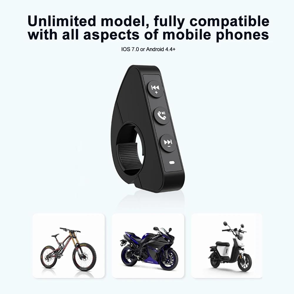 Motorcycle Handle Bluetooth Controller Bluetooth Wireless Handlebar Control Wireless Media Control Universal  Accessories