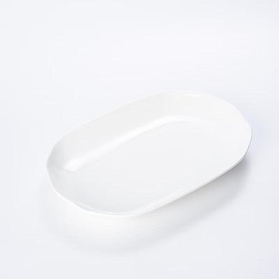 LISM 12-Inch Ceramic Lotus Leaf Steaming Fish Plate (2-Pack)