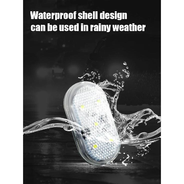 Car Led Welcome Light Magnetic Control USB Charging Auto Open Door Safe Anti-collision Signal Lamp
