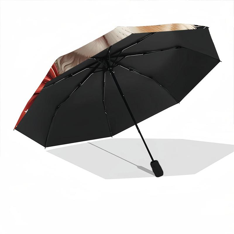 1pc Cat Bowknot Automatic Open/Close Umbrella, Lightweight for Women/Men, Perfect Gift - for Everyday or Holiday Eventsyy251127102