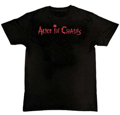 Men's and Women's T-shirts Alice In Chains Red Logo Band Graphic Print Unisex T-Shirt S M L XL 2 3 4 XL