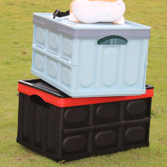 Portable Folding Car Storage Box Trunk Grocery Vehicle Auto Travel Container