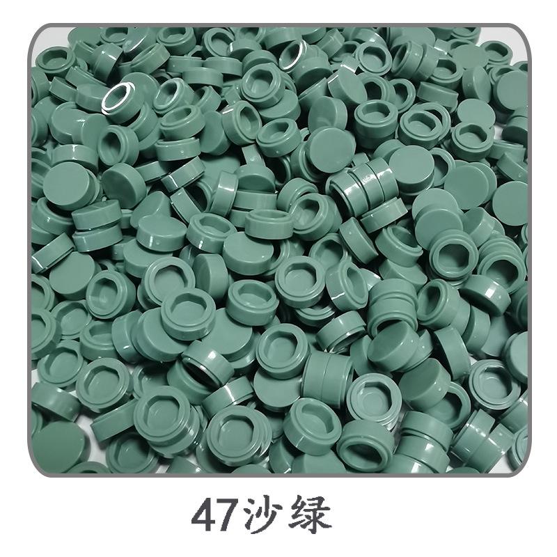 1000 stuks/partij Tegel 1x1 Rond 98138 Speciaal Blok Bouwsteen Kleine Deeltjes Stenen Onderdelen Compatibel met 98138 LOGO Speelgoed