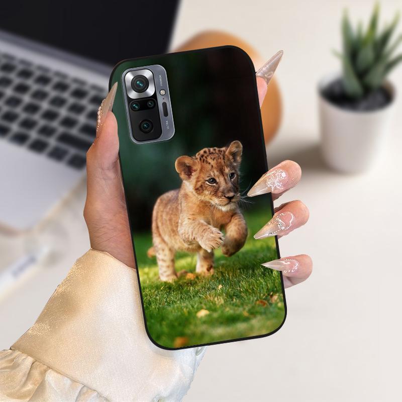 Case For Redmi Note 10 Pro 4G 5G Soft TPU Silicone Phone Cover Cases For Redmi Note 10 Pro Max Luxury Fashion Protective Fundas