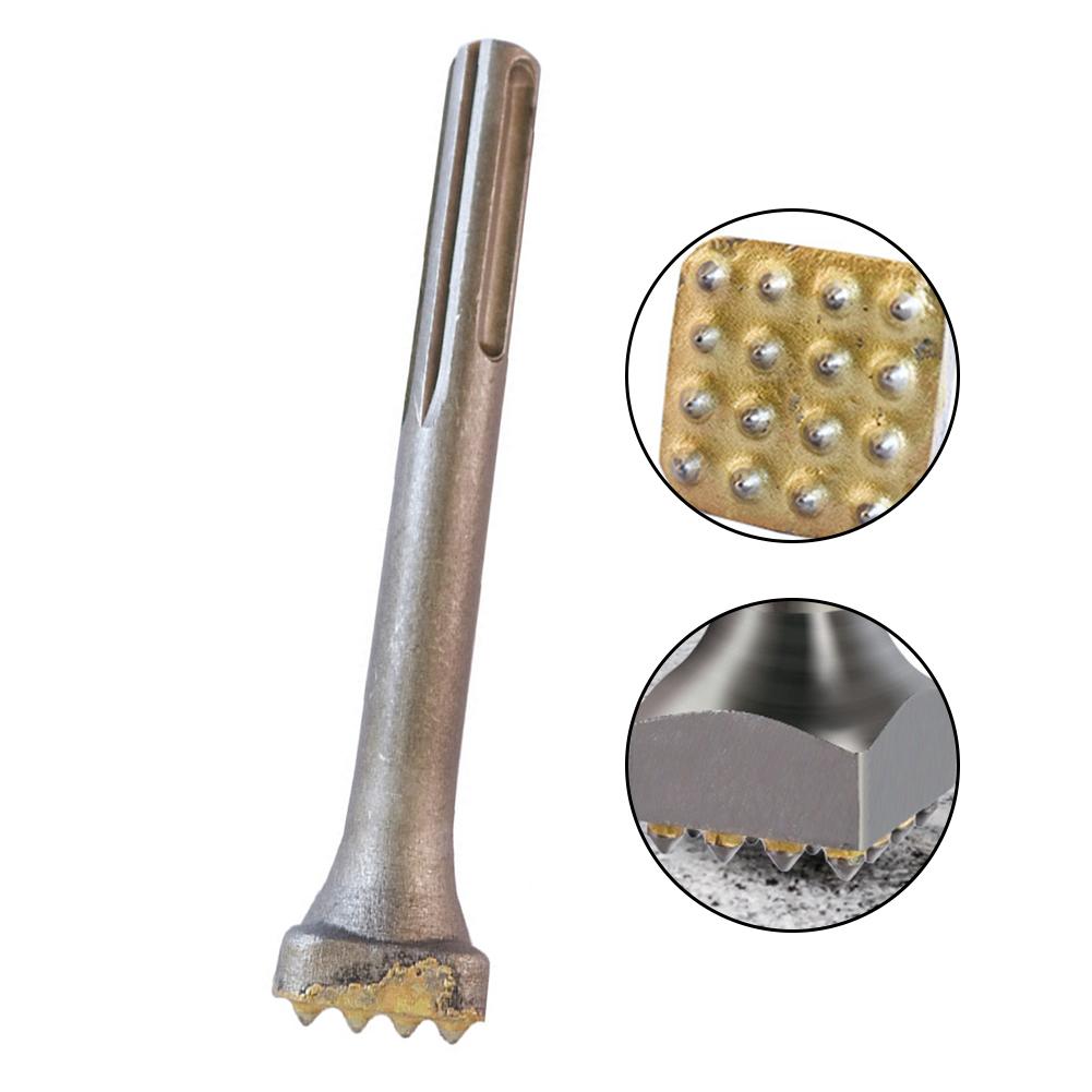 DIY Enthusiast DIY Projects Construction Site Bushing Bit 16Teeth Tip Chisel High Efficiency Square Head Design
