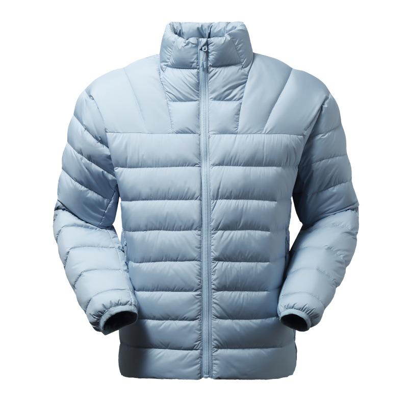 Men's Lightweight Stand Collar Down Jacket - Warm Outdoor Sports Coat 2026