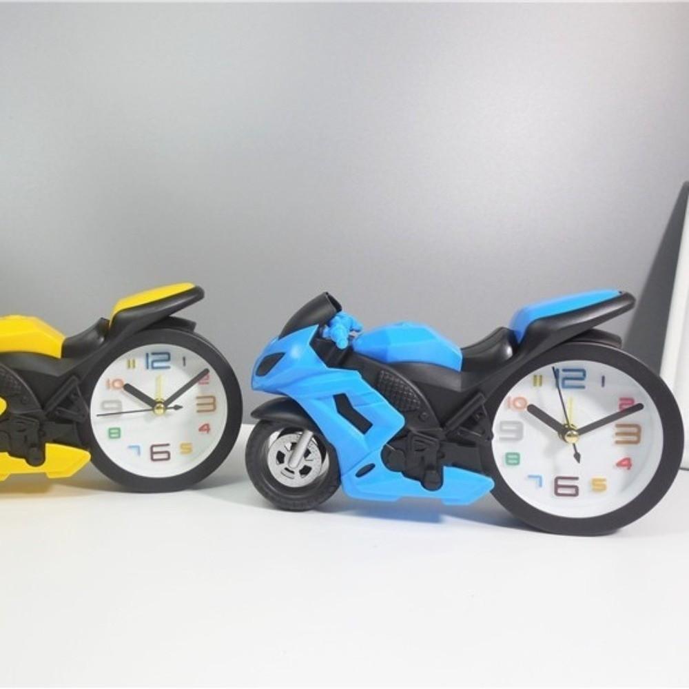 Retro Desktop Alarm Clock Motorcycle-themed Bedhead Alarm Clock Creative Desktop Clock  Birthday