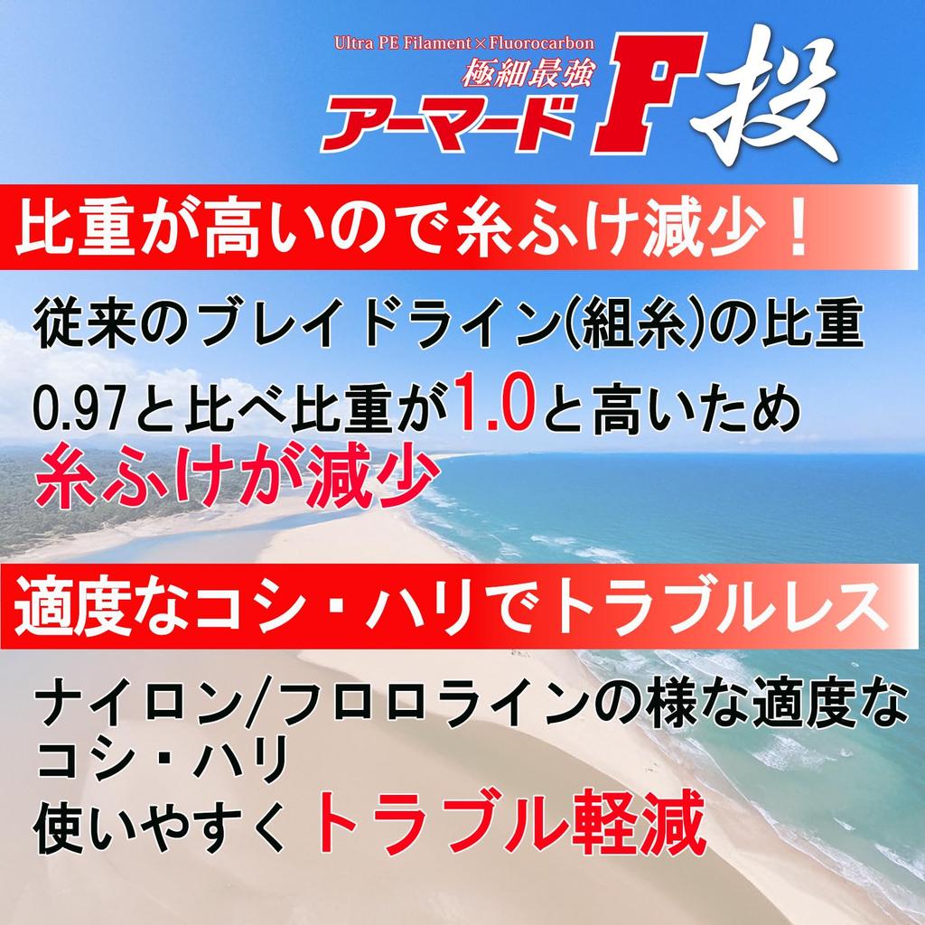 DUEL PE-Schnur Armored F Wurf 200m 25m 4 Farben Wurf H4129 0.6 0.6