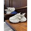 Spring new platform sports and casual shoes breathable mesh dl