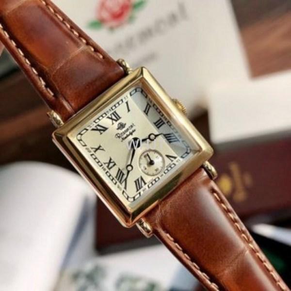 Rosemont Son Ye-jin Has the Same Style, Cute Women's Leather Watch, Retro Temperament, Simple Brand Watch N011-YWR-DLB,Korean Popular Watches