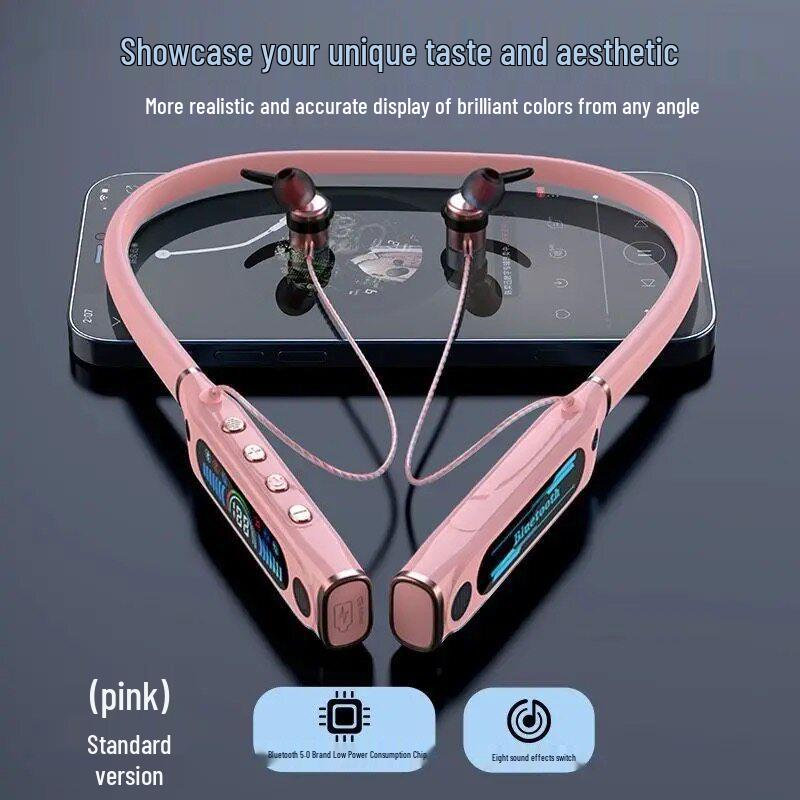 2026 Model Wireless In-Ear Neckband Earphones with Ultra-Long Battery & Noise Cancellation