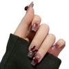 Wholesale Nail Wraps In Plum Jam Color Suitable For All Sizes Xs S M L