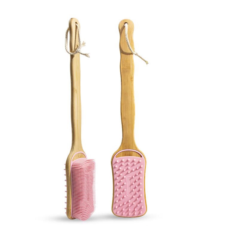 Long Handle Bamboo Bath Brush