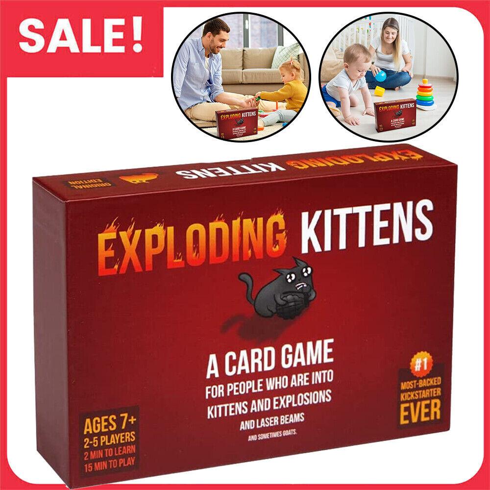 Kittens Exploding Original Edition Card Games Party Games Adults Teens Kids
