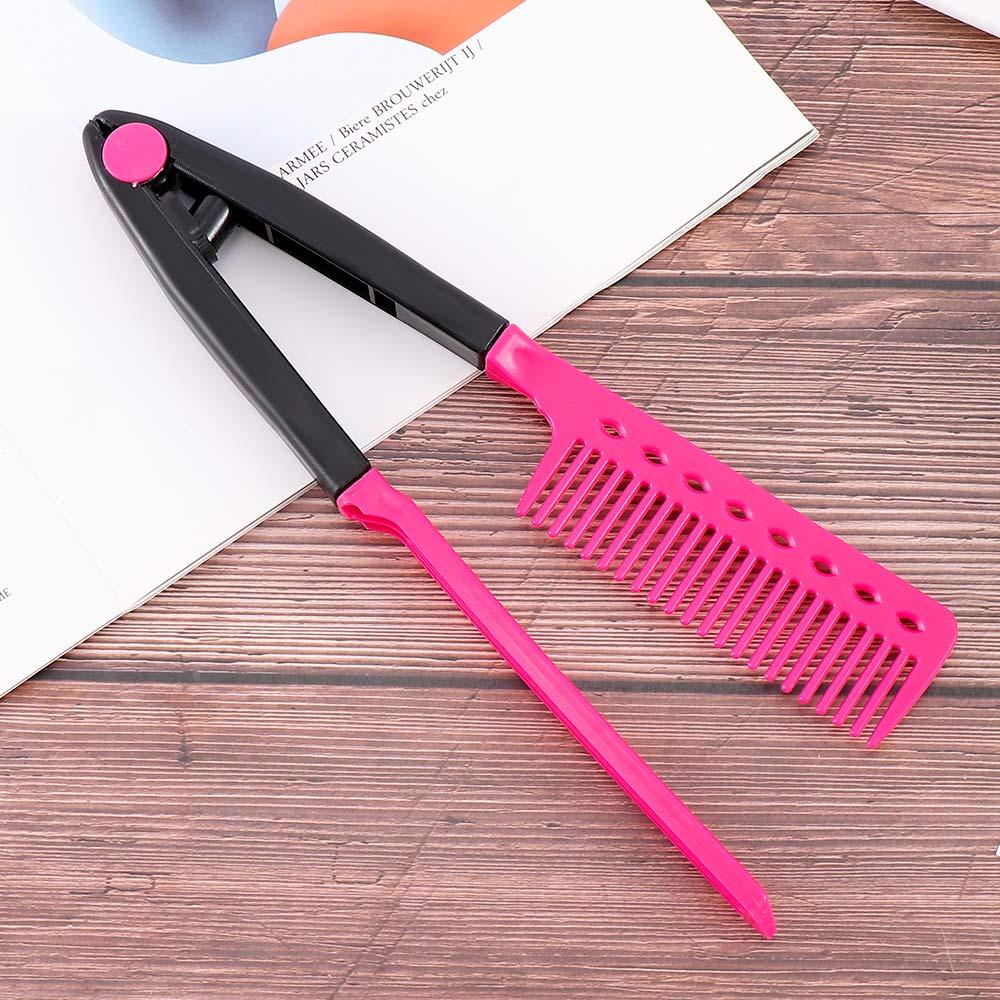 Straightener Hairdressing Salon Hair Washable Hair Solon Tools V Type Hair Straightener Comb Comb