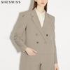 Shesmiss Double Button Short Jacket