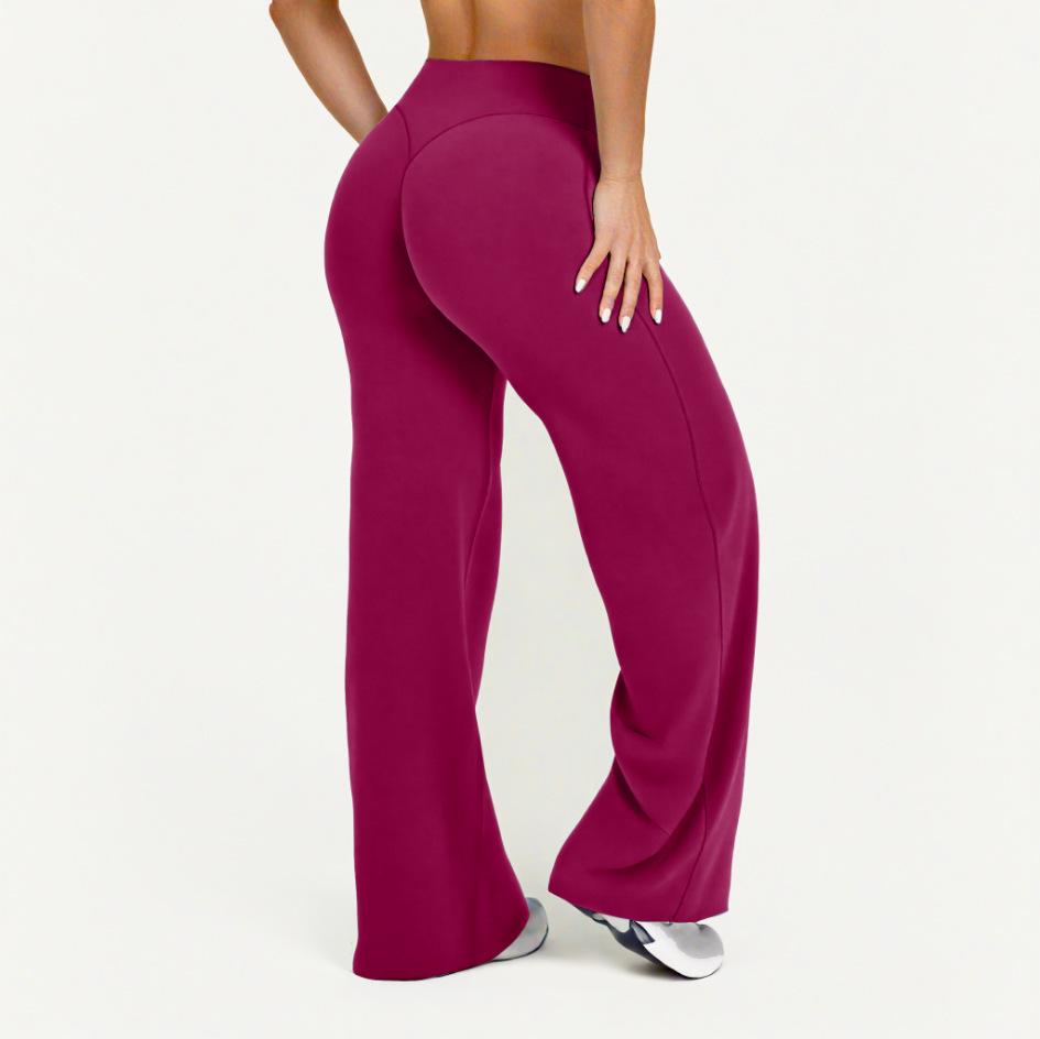 Women's Mid-Waist Super Soft Straight-Leg Yoga Pants