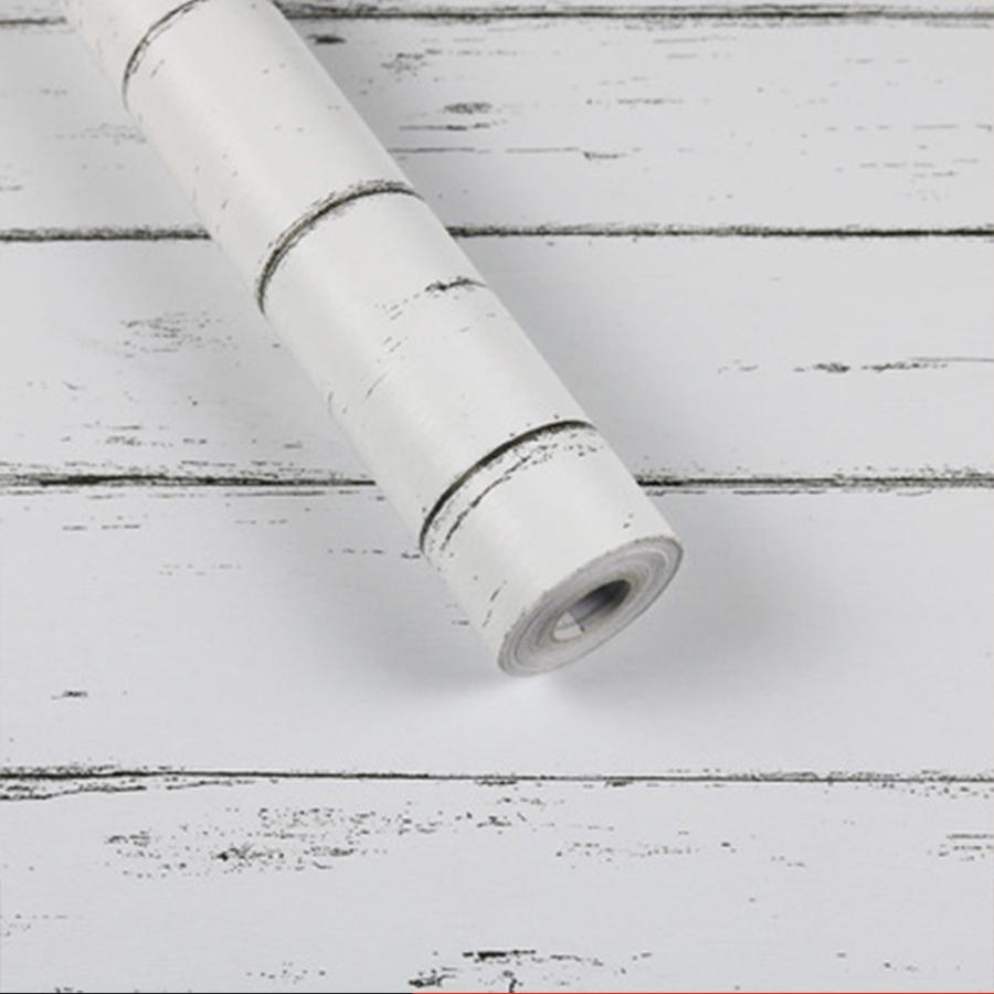 DIY PVC Self Adhesive Wallpaper Wood Grain Furniture Renovation Sticker Waterproof Vinyl for Wooden Desktop Wardrobe Door