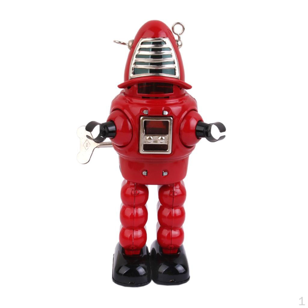 Vintage Robot Tin Toy Red