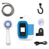 Portable Camping Shower Pump Kit USB Rechargeable Outdoor Camp Hiking Traveling RV Electric Shower Head Sprayer Pump
