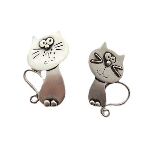 Women's Earrings Retro Kitten Fashion Accessories Women's Earrings