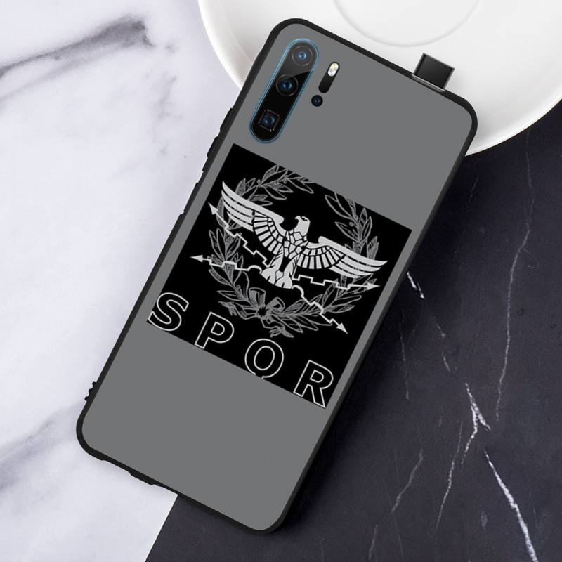 SPQR Roman Imperial Legion Pouzdro na telefon pro Huawei Honor Mate P 9 10 20 30 40 Pro 10i 7 8 axe Lite nova 5t