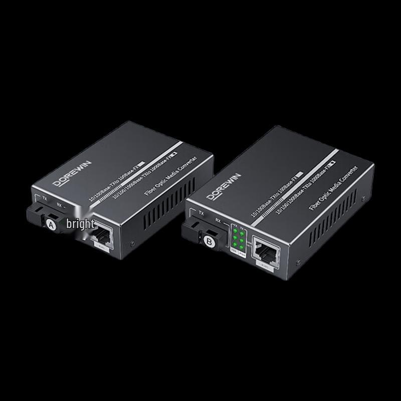 DOREWIN Gigabit Single Fiber 20KM Fiber Optic Transceiver Pair