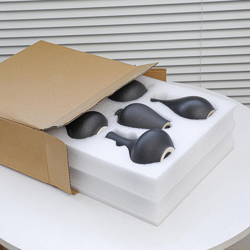 

Five Piece Set, Black and White Vase Decoration, Ins Nordic Style, Vase Decoration, Living Room Flower Arrangement, Light Luxury 5pcs