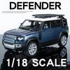 Large 1/18 Scale Land Rover Defender 110 Off Road SUV Alloy Metal Diecast Model Car Computer Desktop Ornament