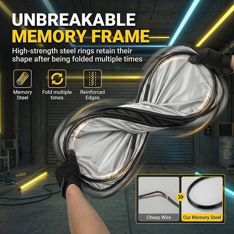 2026 Model Car Windshield Sunshade Umbrella - Heat Insulation & Light Blocking
