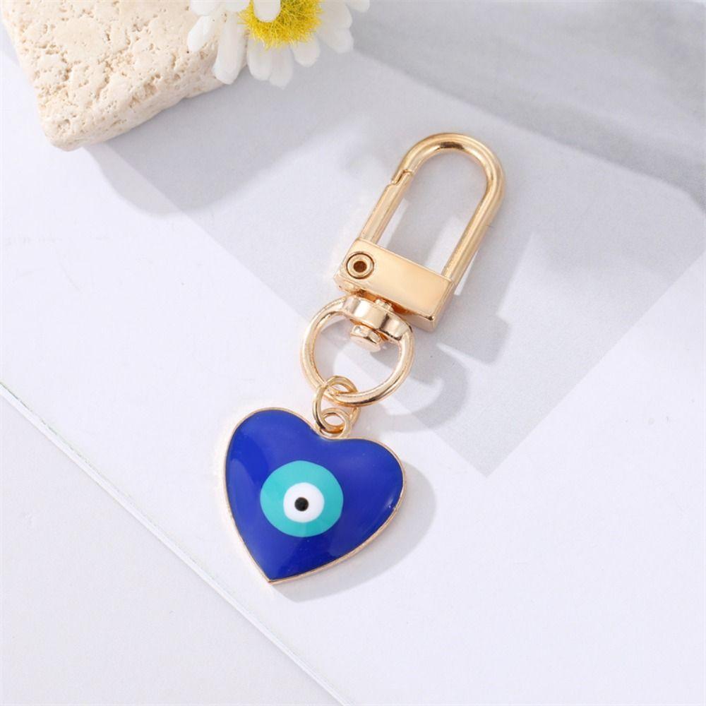 Bag Pendant Key Accessories Evil Eye Keychain Hamsa Hand Keyring Car Keyring Blue Eye Key Chain