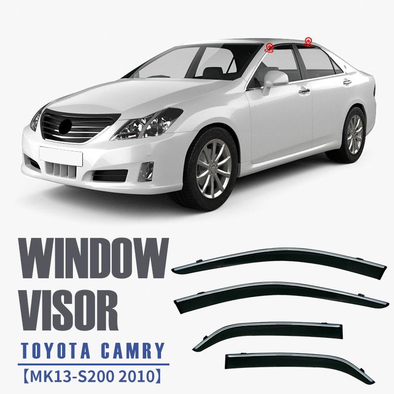 For Toyota CROWN 2005-2012 Car Window Visor Awning Shelters Windshield Side Window Rain Sun Shade Auto Accessories