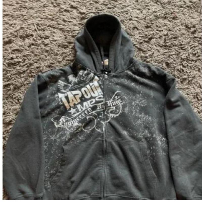 Vintage Frühling und Herbst Ästhetik 3D Gedruckter Gothic Mode Reißverschluss Hoodie Hip Hop Sportbekleidung Lässiger Pullover