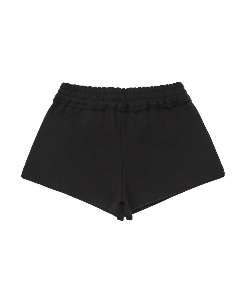 Aejeuyua Cut-Off Vintage Shorts Black