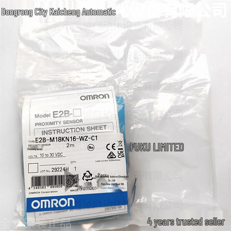 E2B-M18KN10-WZ-B2 Omron M18 Unshielded Proximity Sensor, 10mm Detection Range, In Stock