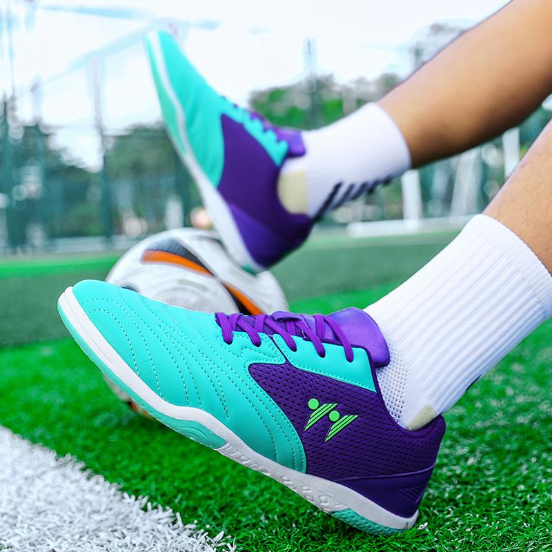 New Men's Chunky Stud Football Boots for Futsal, Indoor/Outdoor Training Shoes for Men and Women