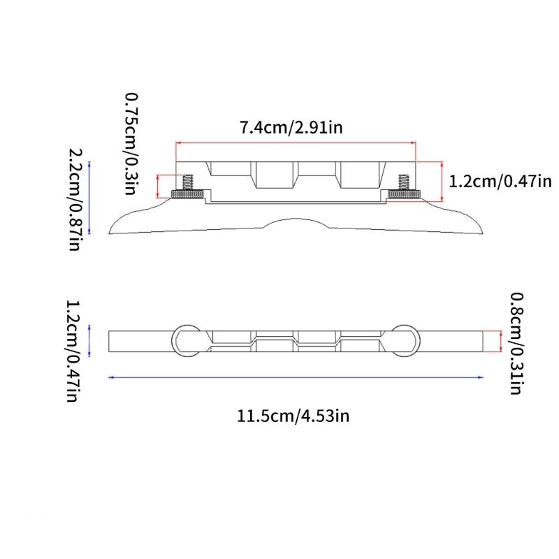 Height Adjustable Ebony Bridge Light Weight Mandolin Bridge Easy Use Guitar Accessories for Musicians Easy To Use