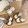 Versatile Casual Bag Head Slippers Women Wear Cute Cartoon Kitten Round Head Slippers Women's Spring and Summer
