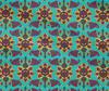 oneOone Cotton Flex Fabric Floral & Paisley Block Print Sewing Fabric BTY 40 Inch