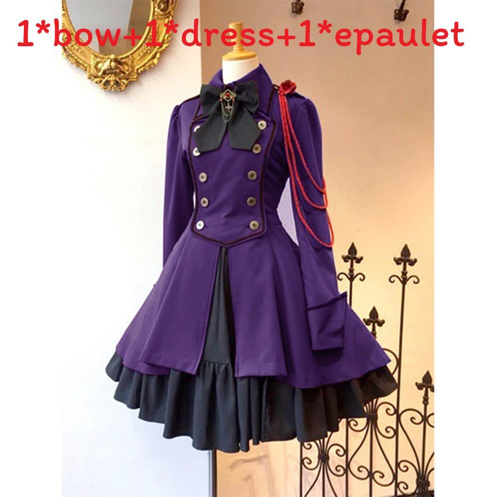 Medieval Renaissance Gothic Dress With Ruffled Collar For Cosplay And Fantasy Role Play