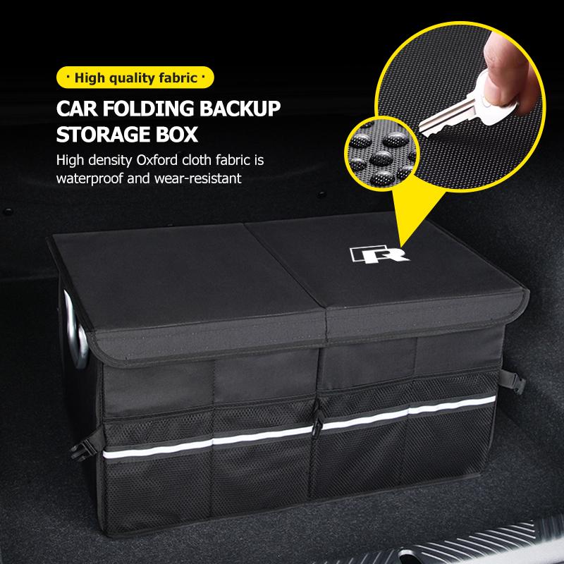 UNYDV1 Car Trunk Organizer Large Foldable StowingTrunk Storage Bag For Volkswagen VW Golf Jetta Passat mk4 mk5 mk6 CC B5 B6 B7 Golf 4
