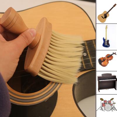 Instrumentdammborste Dammborttagning Rengöringsverktyg Gitarr Piano Trumma Ukulele Skötsel Instrumentdammborttagningsborste