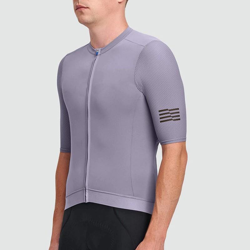Men's Short-sleeved Shirt Milk Silk Slim Fit Competitive Bicycle Road Bike PNS Riding Suit
