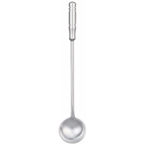 Kanda KD Large Brass Ladle, 1.8cm Outer Diameter X 9.4cm Total Length, Made In Japan, for Small Woks, Suitable for Commercial and Home Use, Product Nu