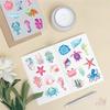 50Pcs/Set Watercolor Marines Animals Series 01 PET Stickers Waterproof DIY Fashion Doodle Decals Stickers